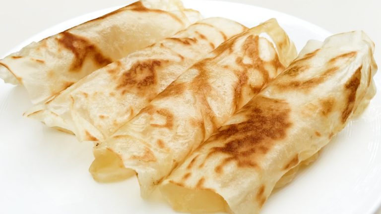 Roti Tisu, Malaysian Sweet Flatbread“香脆煎饼”