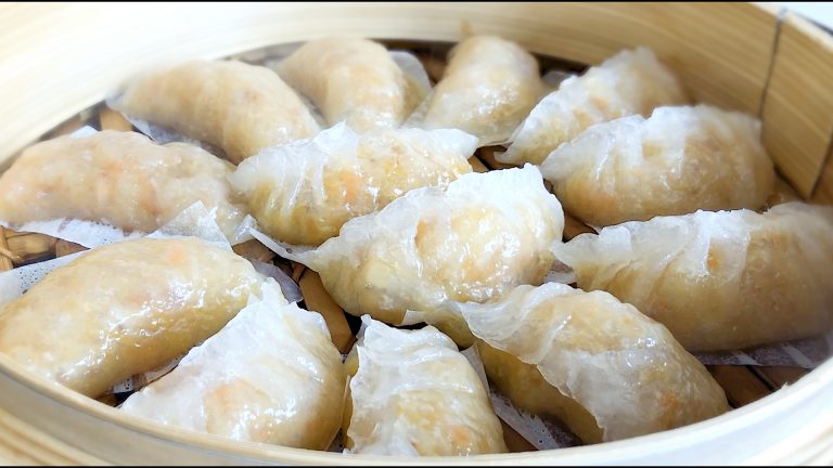 Jicama/Yam Bean Vegetable Dumplings | Chai Kueh | 菜粿 | 蒸菜饺子