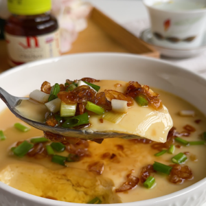 Steamed Egg with Chicken Essence