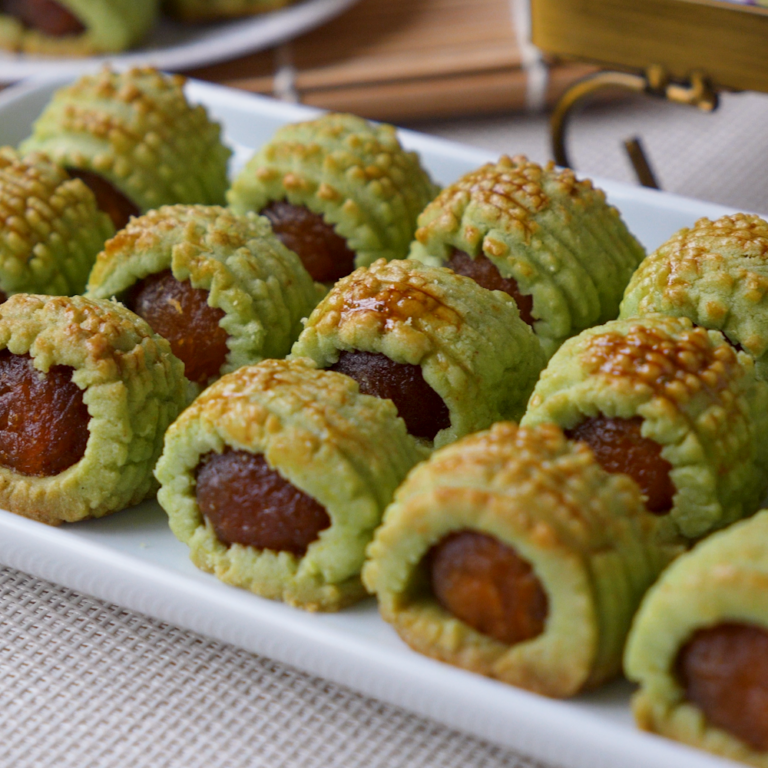 Pandan Pineapple Tarts Cookies Recipe