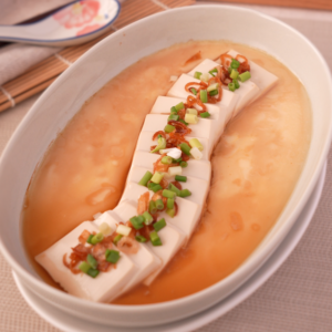 Chinese Style 2 in 1 Steamed Tofu with Egg; Chinese Recipes | Chinese Recipes