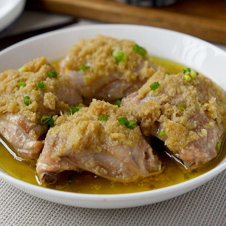 Steamed Ginger Chicken Chinese Style