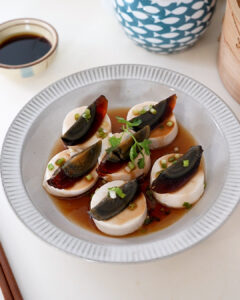 Steamed Tofu with Century Eggs