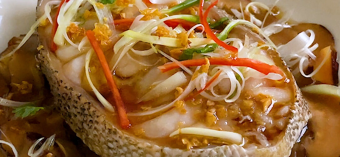 Steamed Fish with Mushroom