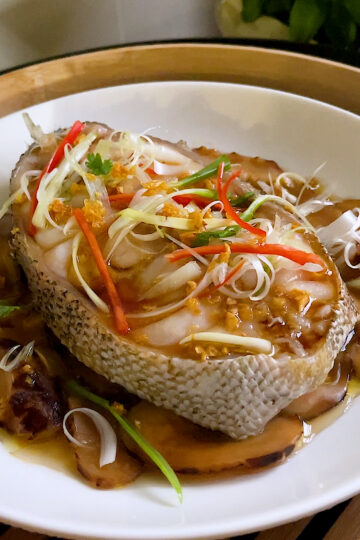 Steamed Fish with Mushroom