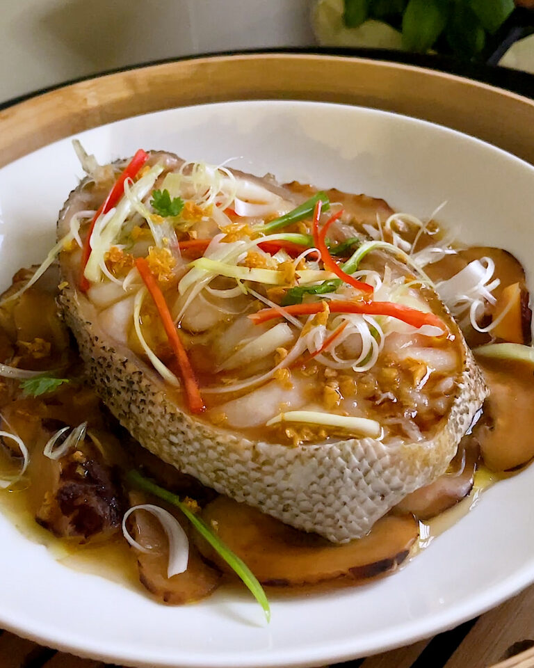 Steamed Fish with Mushroom