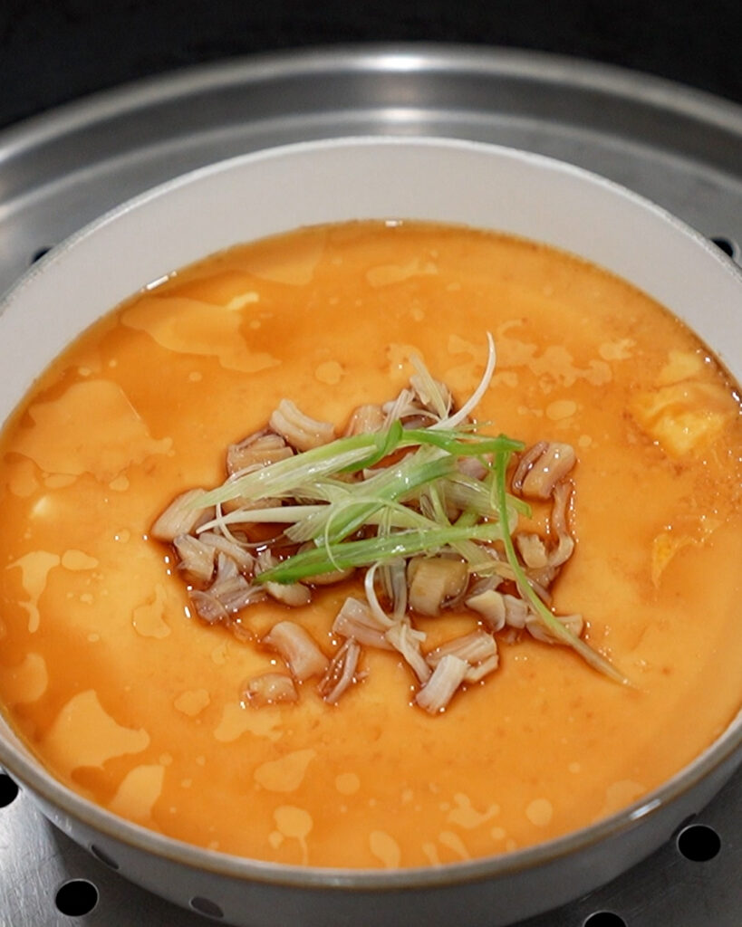 Steamed Egg with Dried Scallop Recipe