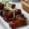 Sticky Sweet Honey Pork Ribs with Sesame Seeds