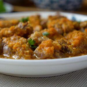 Pork ribs steamed with Sweet Potatoes