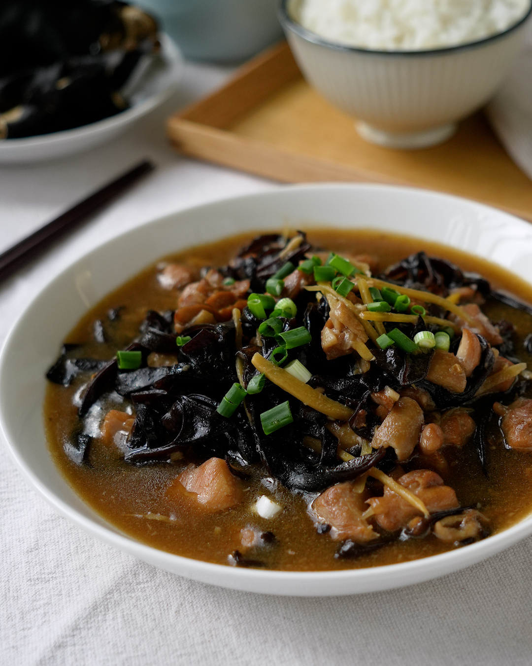 Black Fungus Chicken Recipe